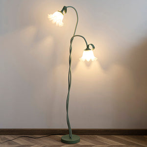 Lirio Sculptural Vintage Calla Lily Floor Lamp