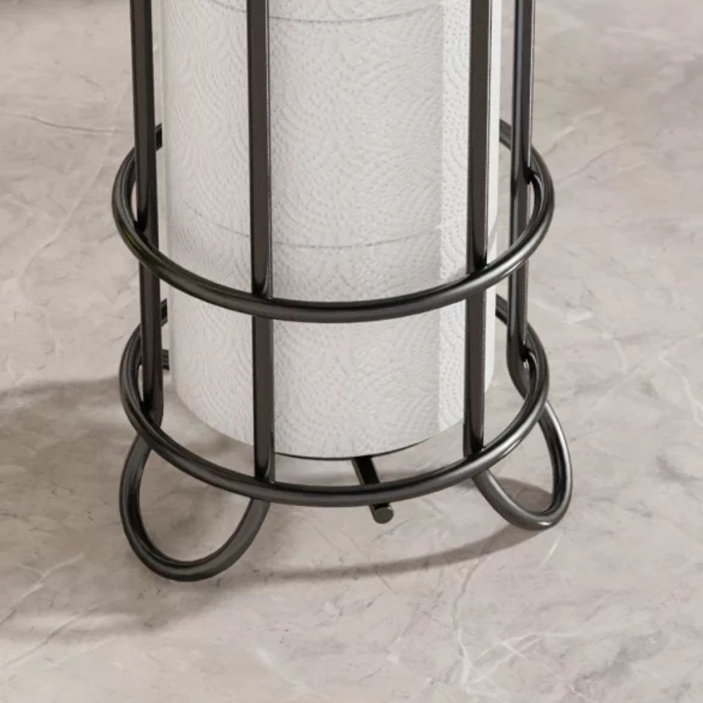Freestanding Chrome Toilet Roll Stand