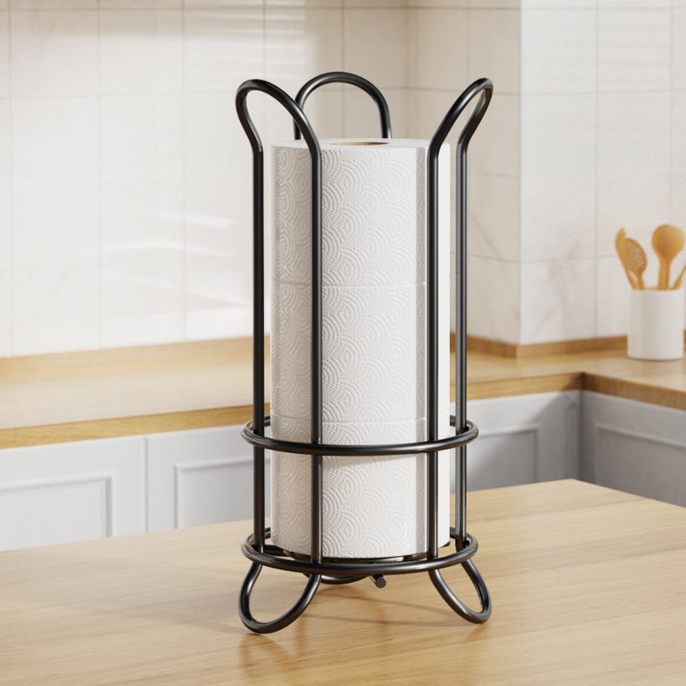 Freestanding Chrome Toilet Roll Stand