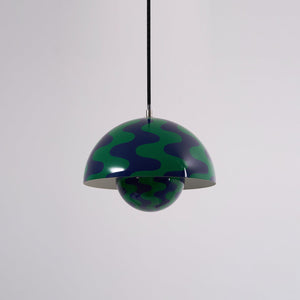 Marlo Minimalist Sculptural Hemisphere Pendant Lamp