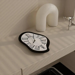 Dali Inspired Melting Roman Numeral Wall Clock
