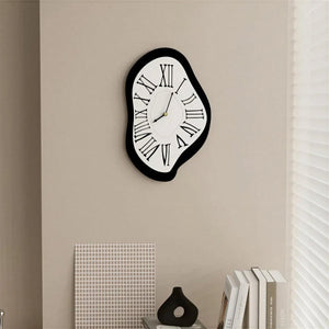 Dali Inspired Melting Roman Numeral Wall Clock