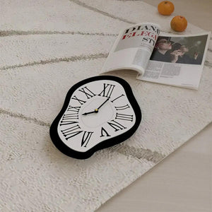 Dali Inspired Melting Roman Numeral Wall Clock