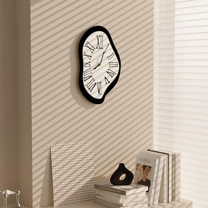 Dali Inspired Melting Roman Numeral Wall Clock