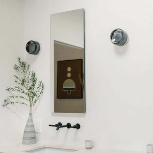 Halo Dimpled Cast Glass Round Wall Sconce