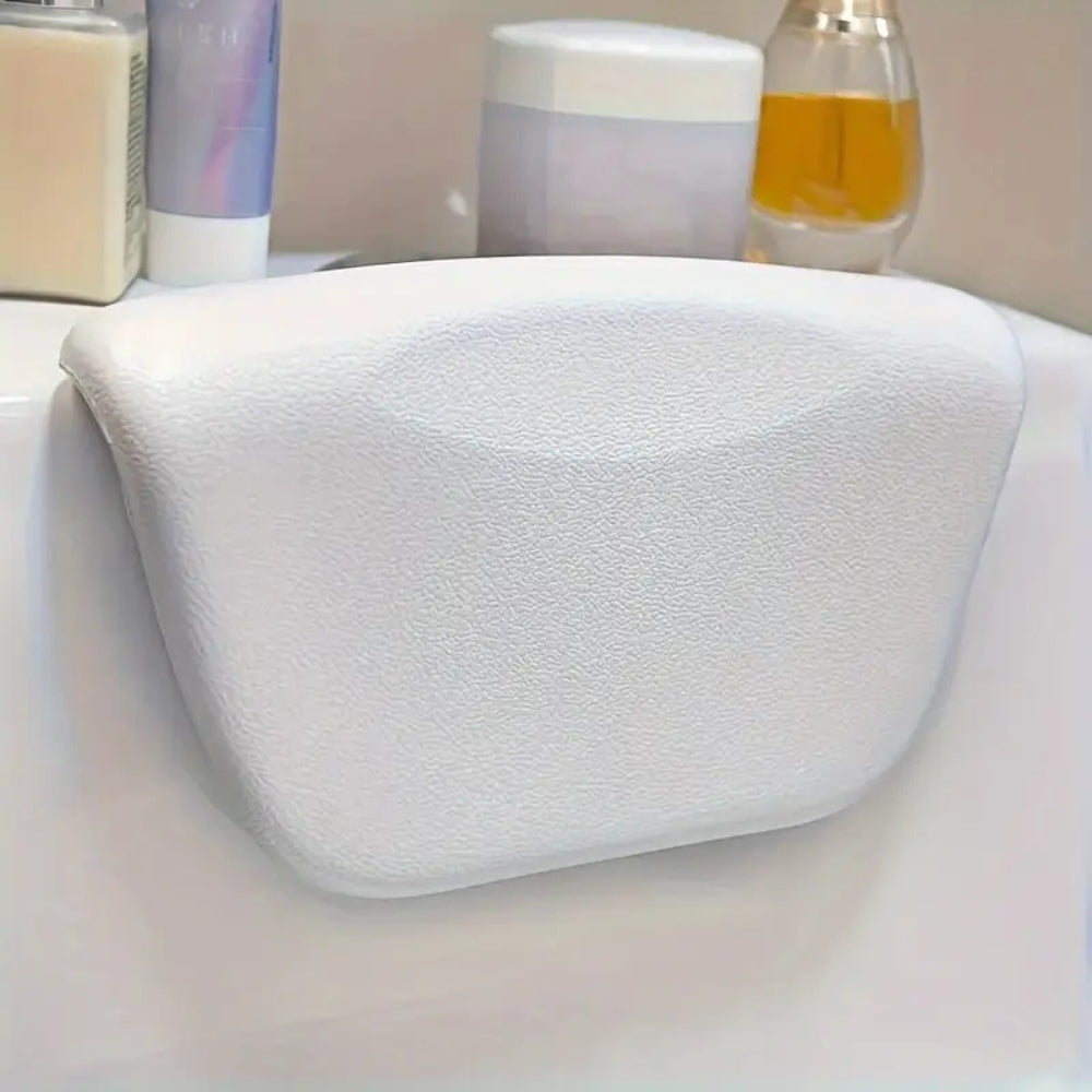 Contoured Silicone Bathtub Pillow