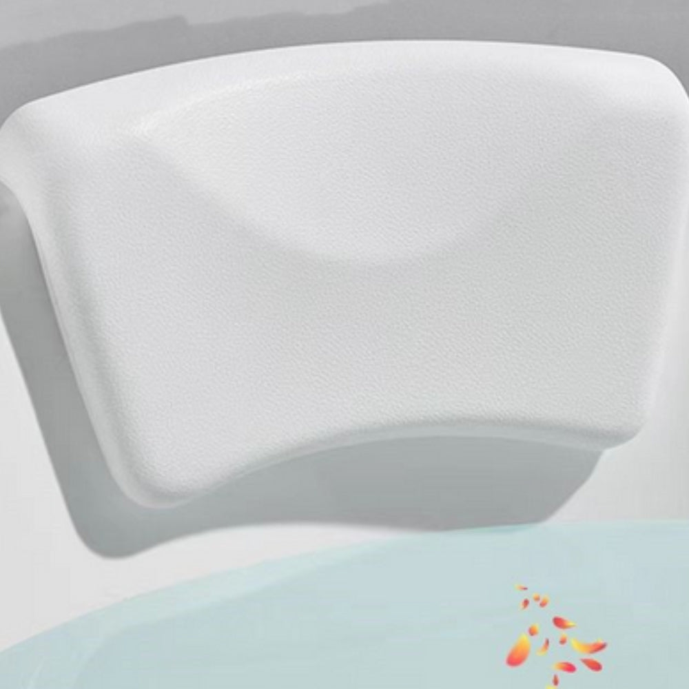 Contoured Silicone Bathtub Pillow
