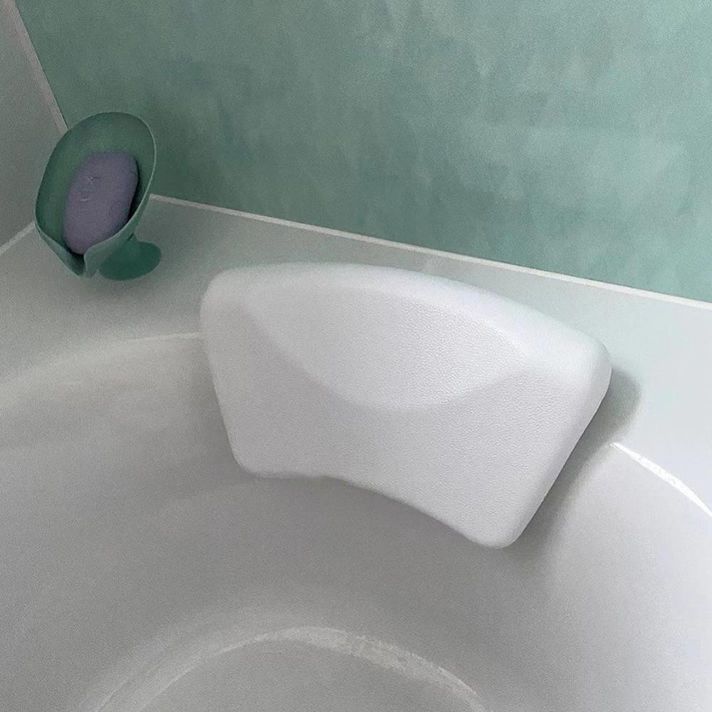 Contoured Silicone Bathtub Pillow