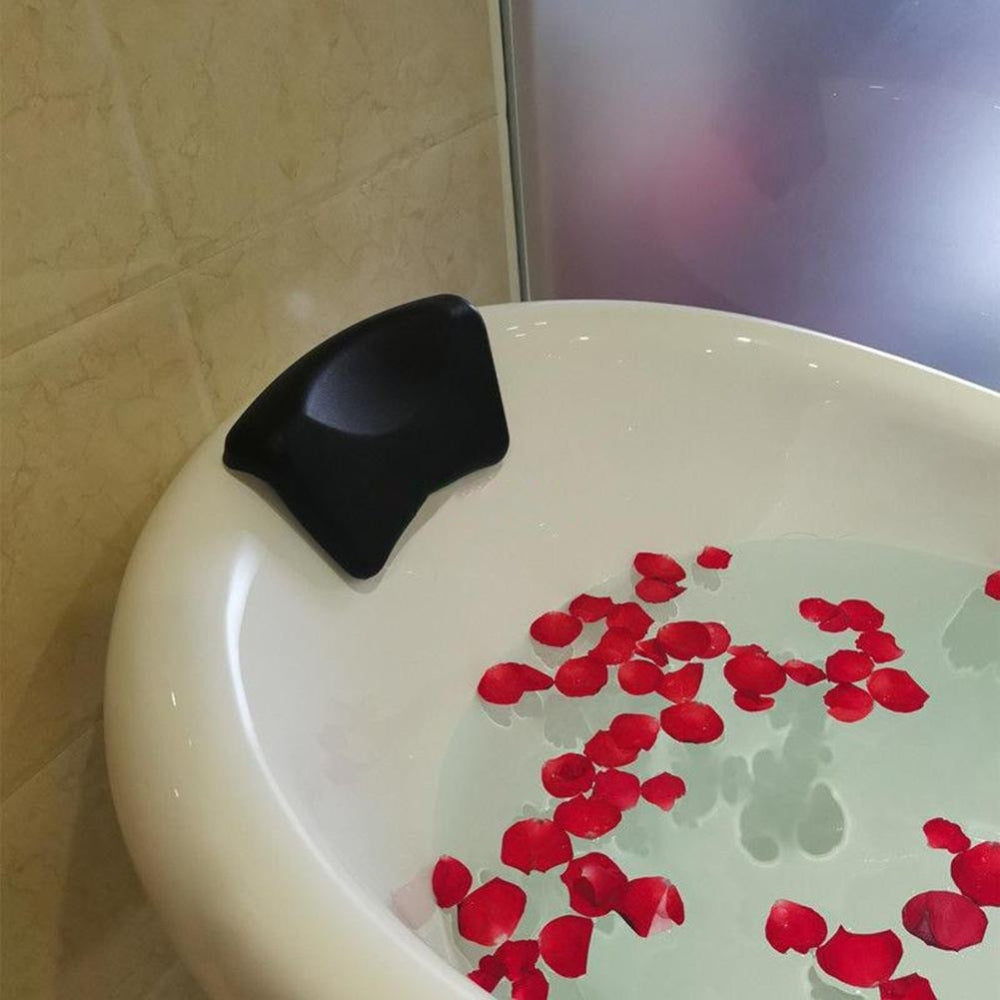 Contoured Silicone Bathtub Pillow