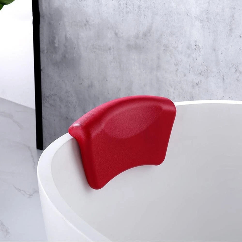 Contoured Silicone Bathtub Pillow