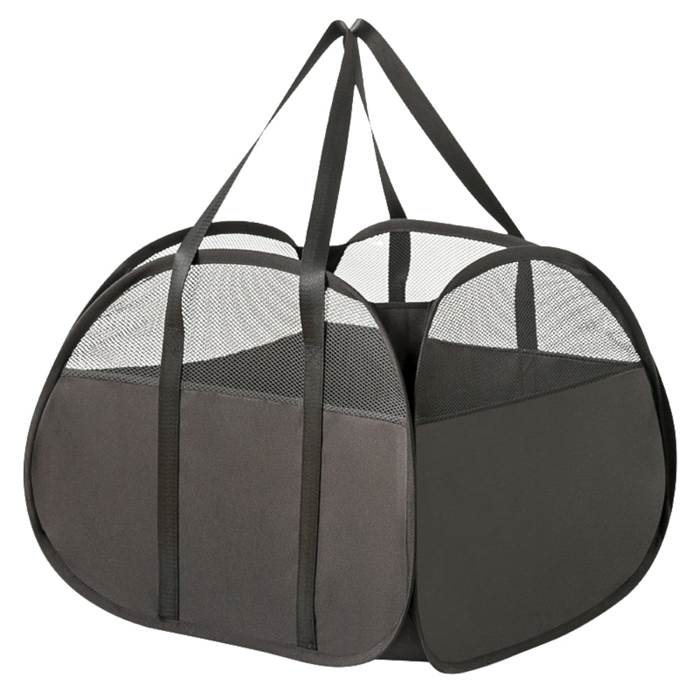 Collapsible Laundry Basket With Carry Handles
