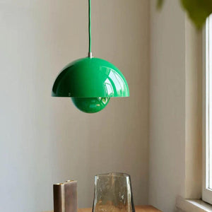 Marlo Minimalist Sculptural Hemisphere Pendant Lamp