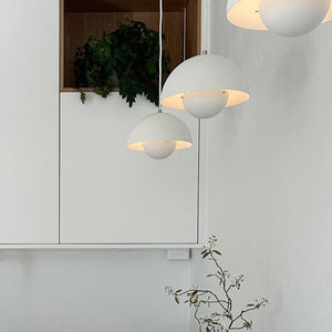 Marlo Minimalist Sculptural Hemisphere Pendant Lamp