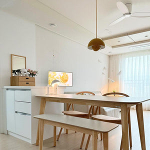 Marlo Minimalist Sculptural Hemisphere Pendant Lamp