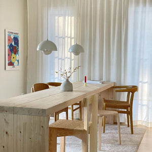 Marlo Minimalist Sculptural Hemisphere Pendant Lamp