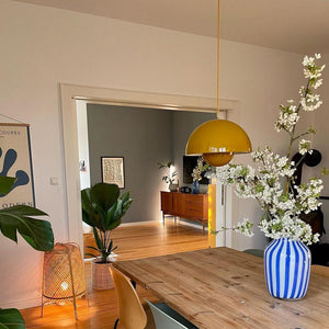 Marlo Minimalist Sculptural Hemisphere Pendant Lamp
