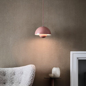 Marlo Minimalist Sculptural Hemisphere Pendant Lamp