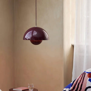 Marlo Minimalist Sculptural Hemisphere Pendant Lamp