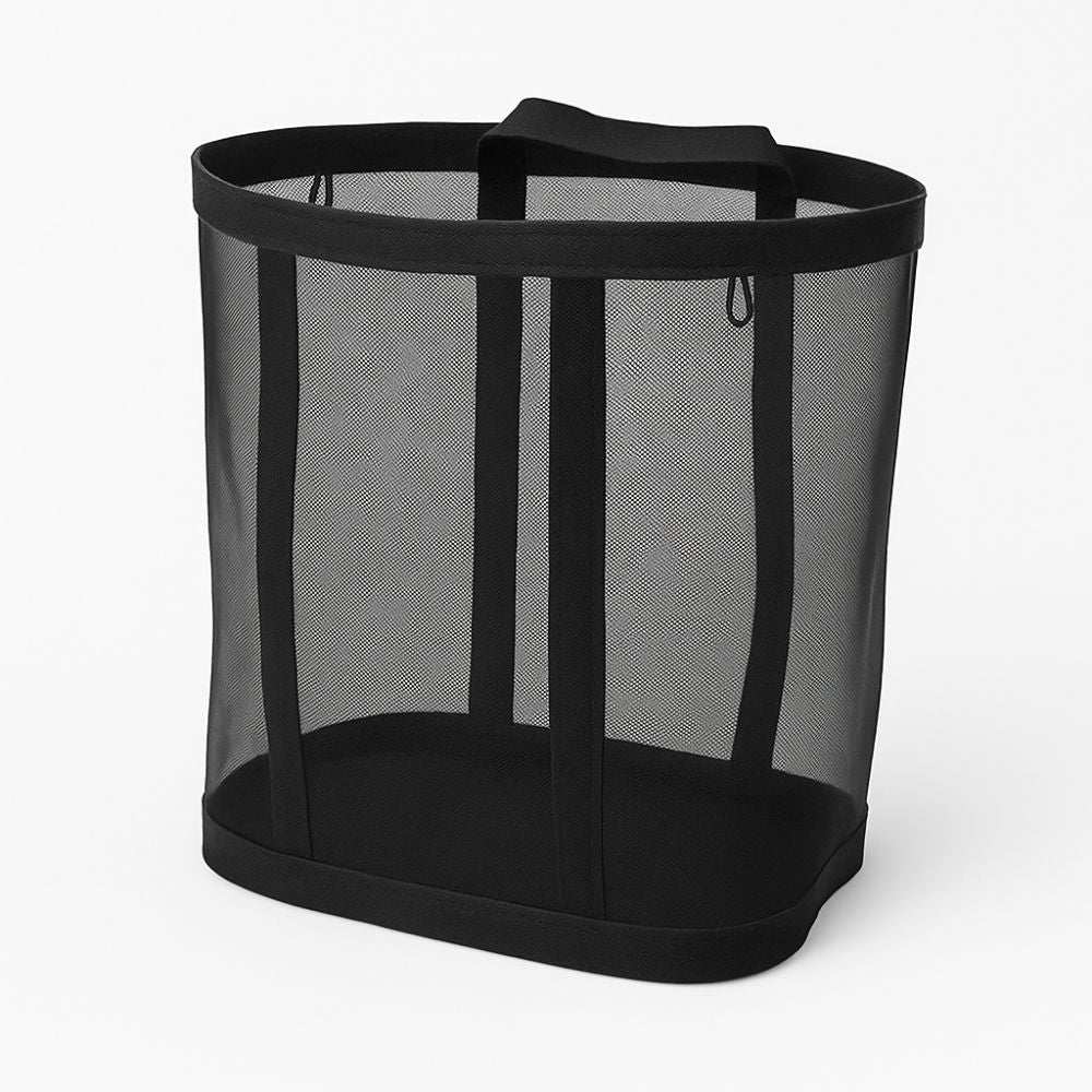 Foldable Nylon Mesh Laundry Basket