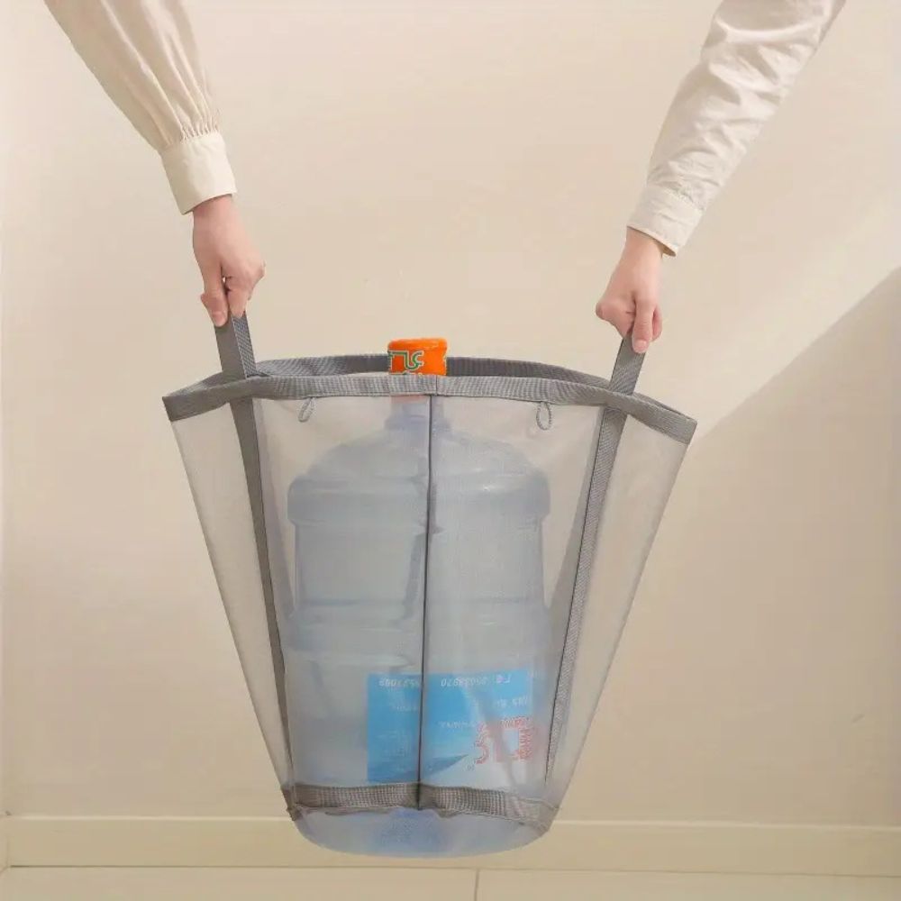 Foldable Nylon Mesh Laundry Basket