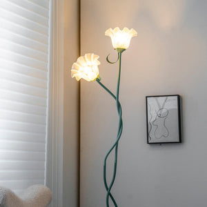 Lirio Sculptural Vintage Calla Lily Floor Lamp
