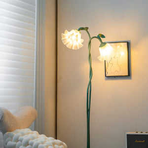 Lirio Sculptural Vintage Calla Lily Floor Lamp