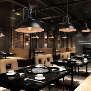 Ember Industrial Vintage Dome Pendant Light