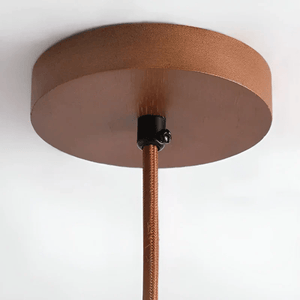 Kaisu Japandi Wabi Sabi Wood Stone Pendant Light