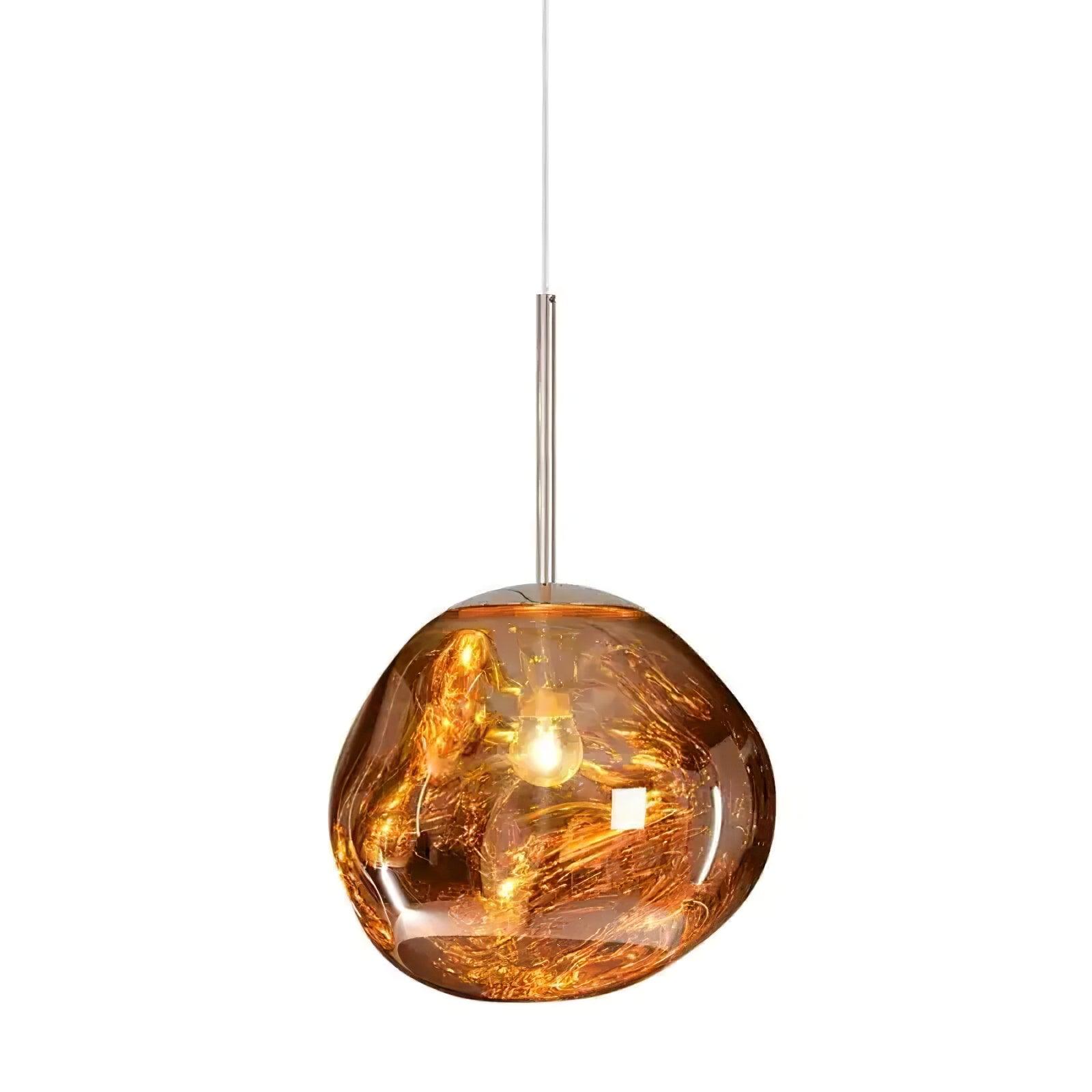 Orsa Retro Metallic Mirrored Dome Pendant Lamp