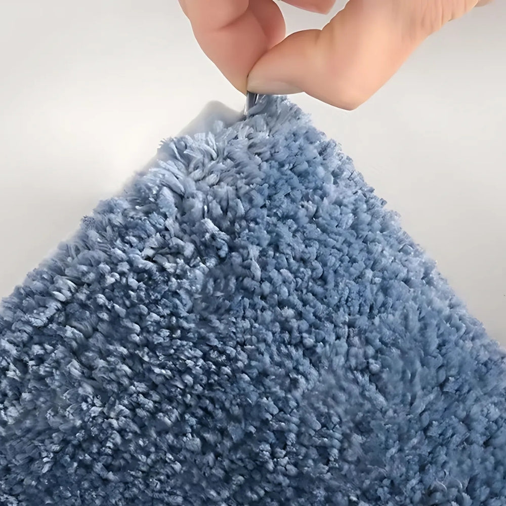 Plush Absorbent Non Slip Microfiber Bathroom Mat