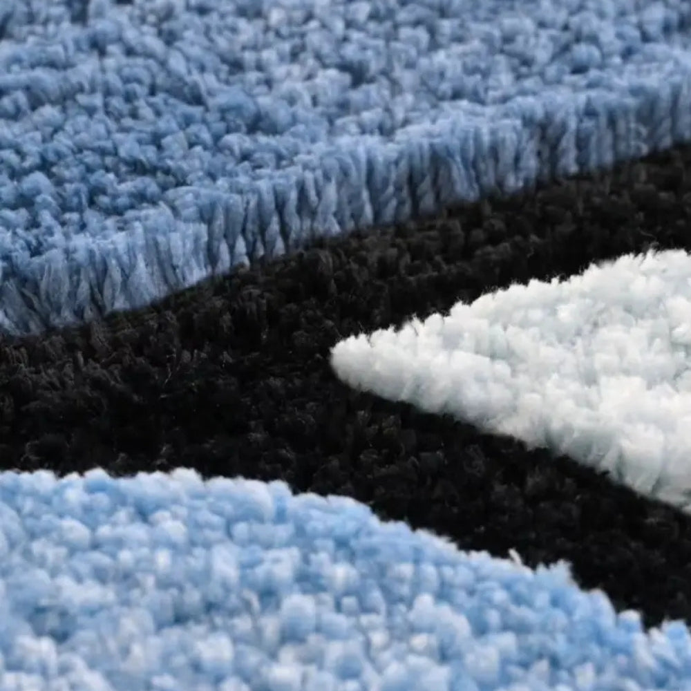 Plush Absorbent Non Slip Microfiber Bathroom Mat
