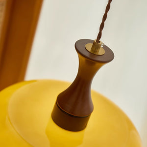 Verano Vintage Smoked Glass Plug In Pendant Lamp