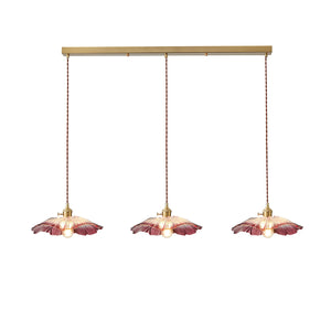 Fiora Vintage Floral Glass Pendant Lamp