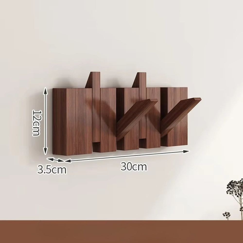 Piano Wooden Foldable Flip Hook Wall Rack