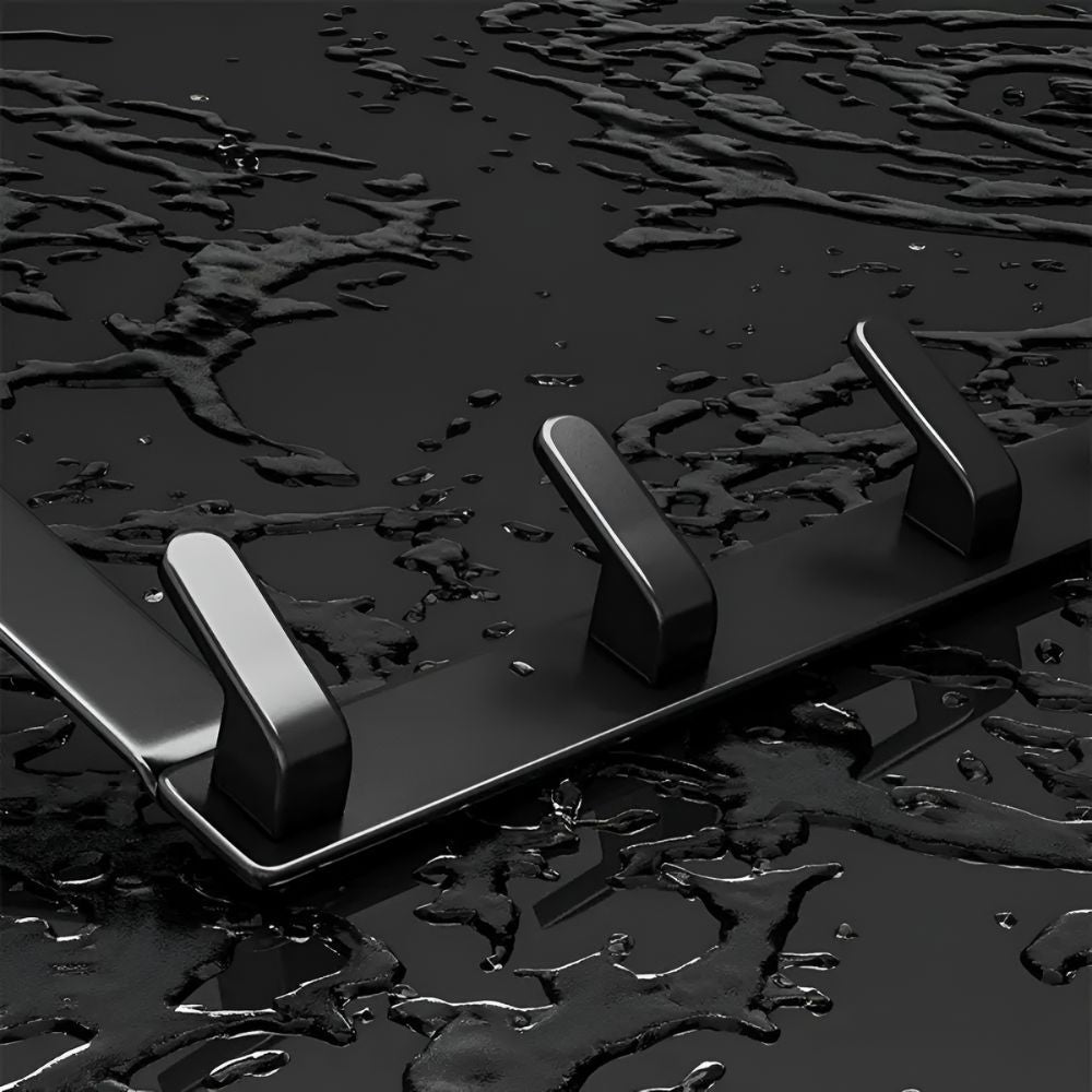 5 Hook Stainless Steel Over the Door Rack