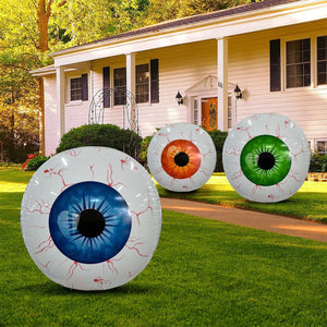 Inflatable Bloodshot Eyeball for Halloween Yard Decor