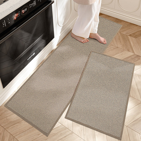 Non Slip Cushioned Kitchen Runner Mat Set of 2