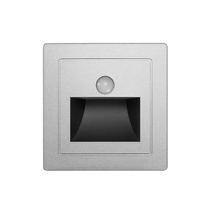 Vesta Motion Step Light, Silver with Sensor A