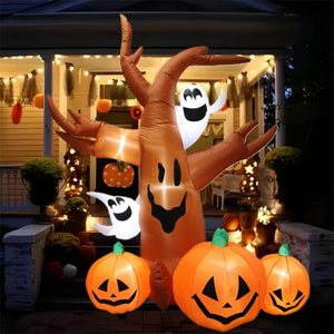 Inflatable Pumpkin Tree for Halloween Yard Decor