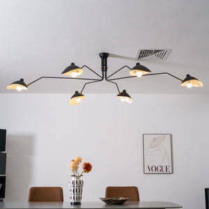Arachne Mid Century Modular Adjustable Multi-Arm Ceiling Light