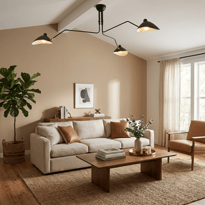 Arachne Mid Century Modular Adjustable Multi-Arm Ceiling Light