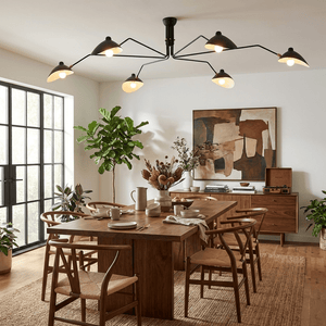Arachne Mid Century Modular Adjustable Multi-Arm Ceiling Light