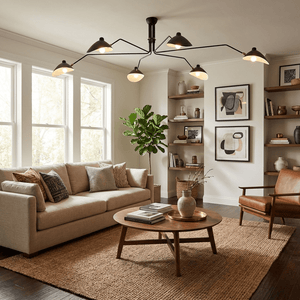 Arachne Mid Century Modular Adjustable Multi-Arm Ceiling Light