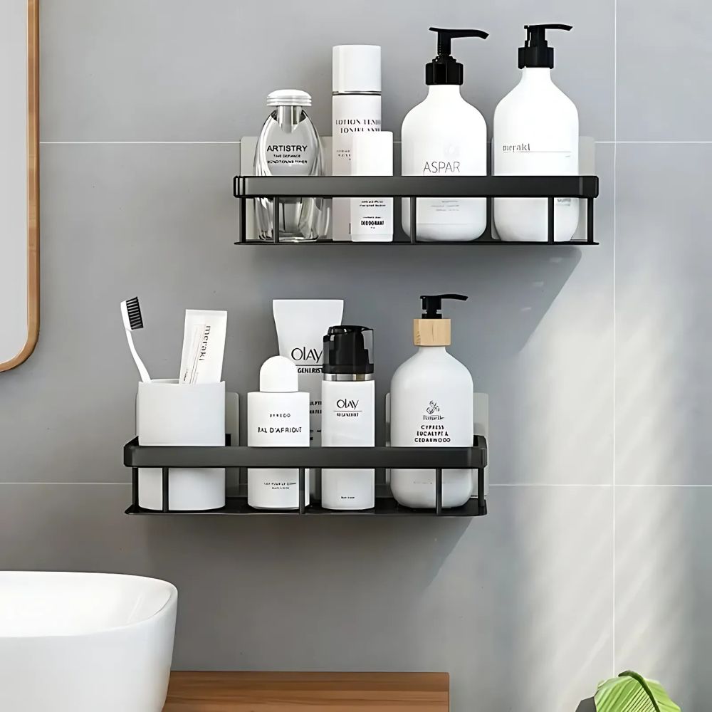 Wall Mounted Shower Caddy Shelf Organizer