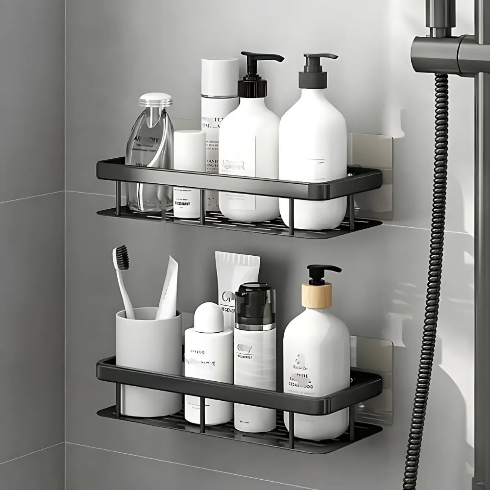 Wall Mounted Shower Caddy Shelf Organizer