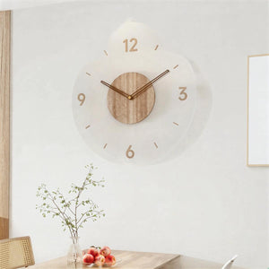 Silent Mid Century Nordic Wooden Wall Clock