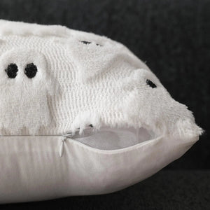 Plush 3D Ghost Cushion Cover for Halloween