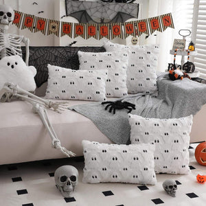 Plush 3D Ghost Cushion Cover for Halloween