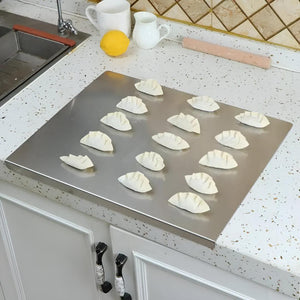 Stainless Steel Cutting Board with Spill Guard