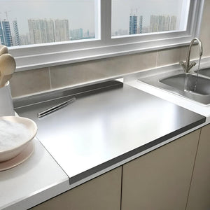 Stainless Steel Cutting Board with Spill Guard